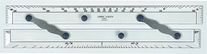 Linex linha paralela A1615M 38cm transparente