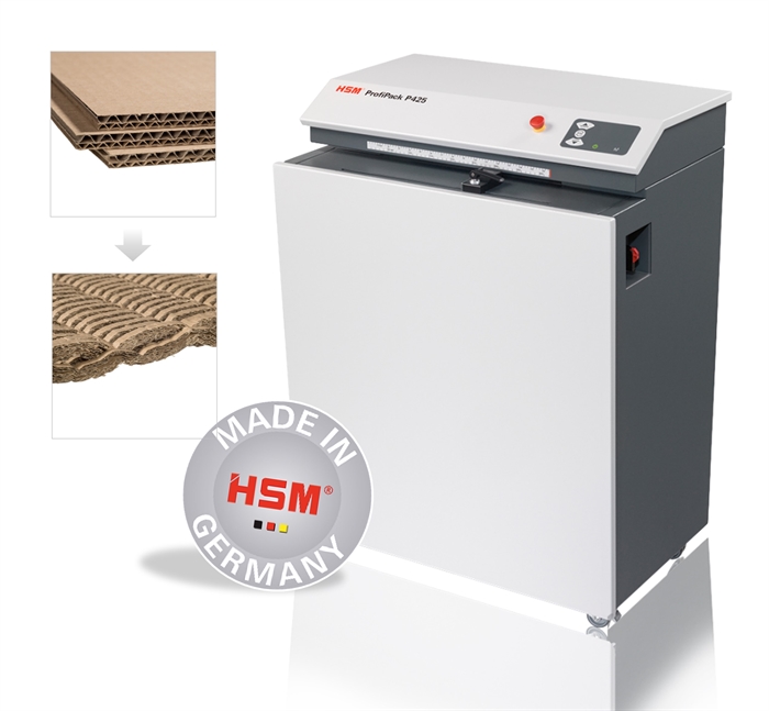 HSM ProfiPack triturador de papel P425 modelo de chão 400V