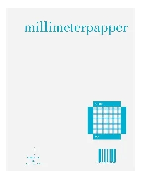 Esselte Milimeterpapir A4 1x1mm azul 50 folhas