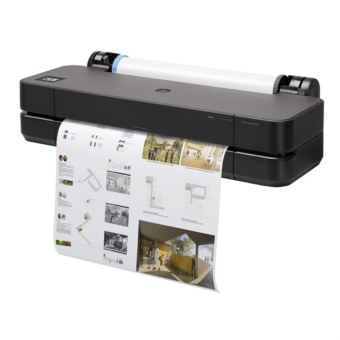 HP DesignJet T230 Plotter 24" + inclui 1 ano de serviço no local