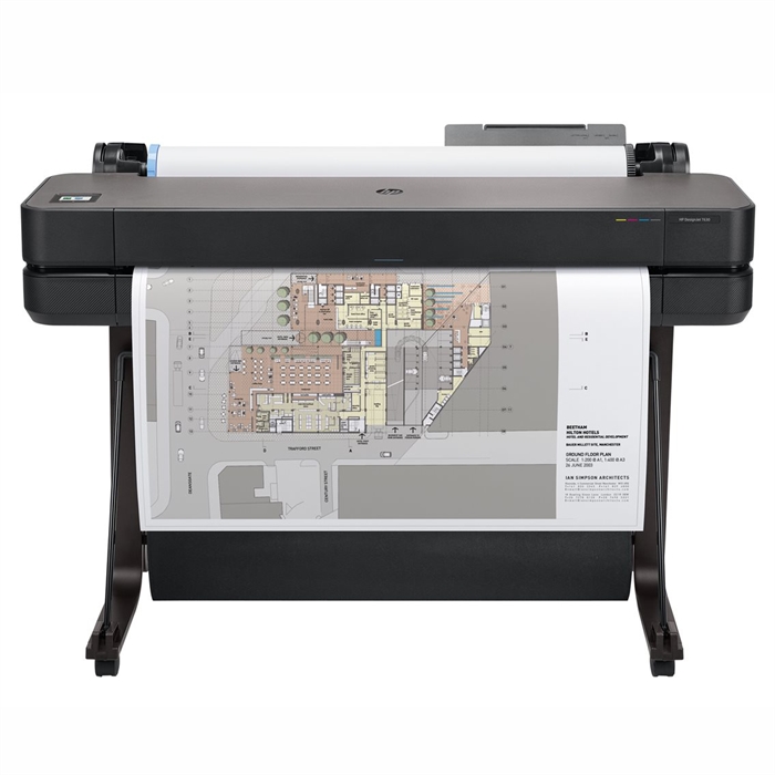 Por favor, traduza para o português:

HP DesignJet T630 - Plotter de 36" + incl. 1 ano de serviço no local