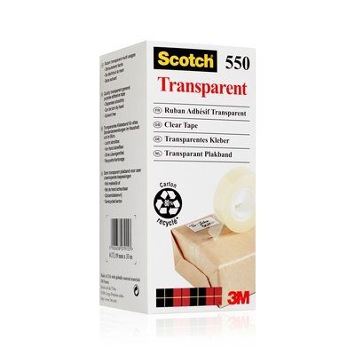 3M Fita Scotch 550 19mmx33m transparente