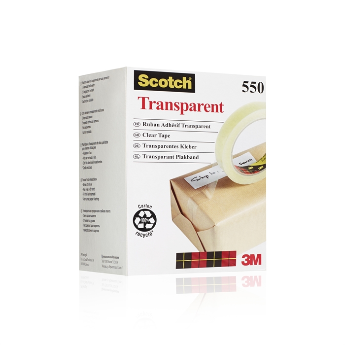 3M Fita Scotch 550 19mmx66m transparente