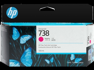 HP 738 130 ml Cartucho de Tinta Magenta DesignJet