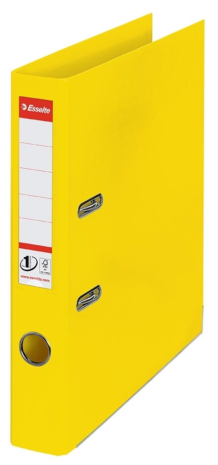 Esselte Brevordner No1 Vivida PP A4 50mm amarelo.