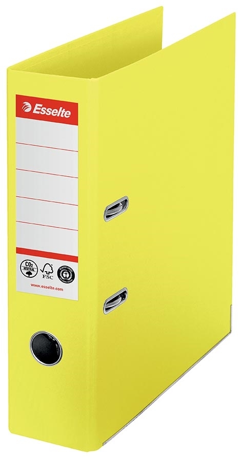 Esselte Brevordner Nº 1 POB CO²-komp A4 75mm amarelo