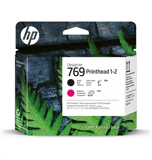 HP 769 Preto Magenta 1-2 Cabeça de Impressão DesignJet