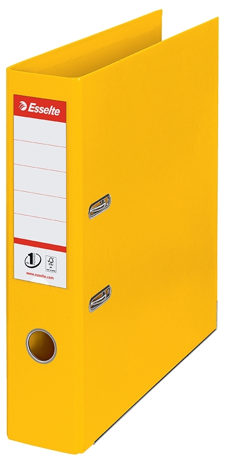 Esselte Brevordner No1 Power PP A4 75mm amarelo