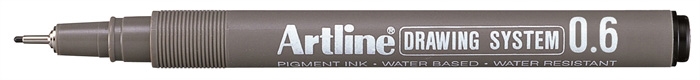 Artline Sistema de Desenho 0.6 preto