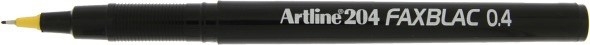 Artline Fiberspidspen 204 FAX preto