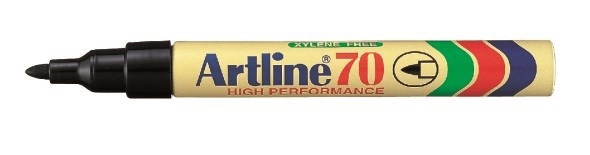 Artline Marcador 70 permanente 1.5 preto.