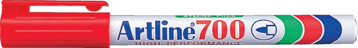 Artline Marker 700 Permanente 0.7 vermelho