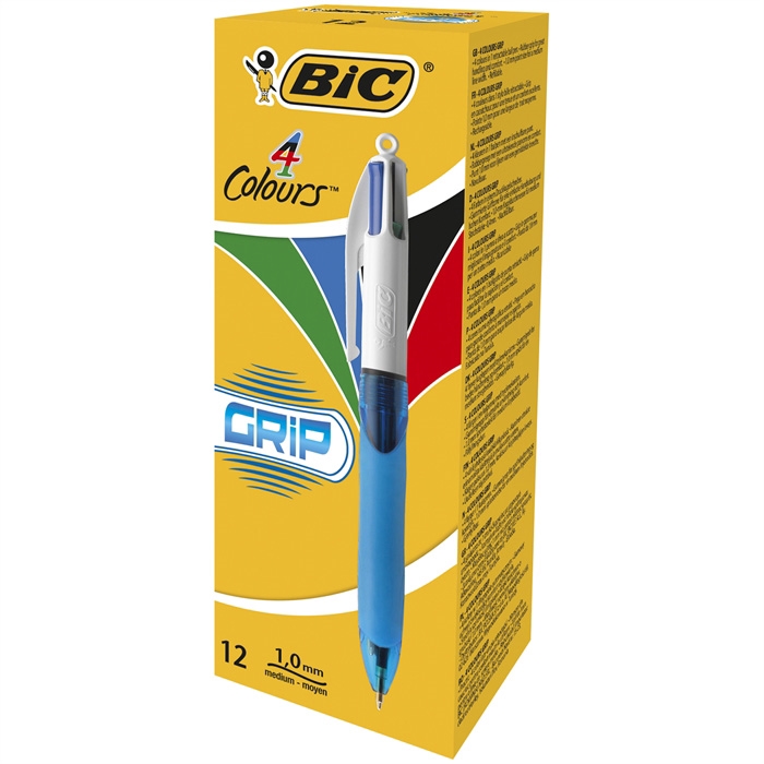 Bic Kuglepen 4 cores Bic Grip