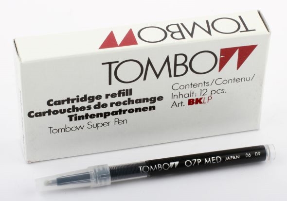 Tombow Rollerpen refill 0.10 black