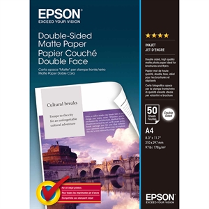 Epson Papel Matte Dupla Face - A4 - 50 folhas