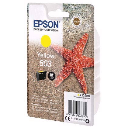 Cartucho de tinta Epson T03U Amarelo 603