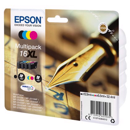 Epson T1636 Multipack 4 cores XL