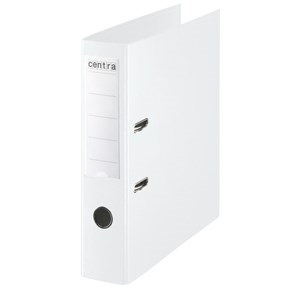 Esselte Brevordner com lombada de metal PP A4 75mm branco