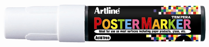 Artline Marcador de Pôster 6.0 branco