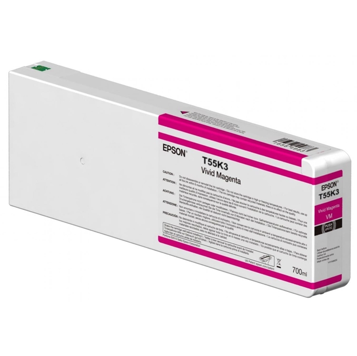 Epson Vivid Magenta T55K3 - Cartucho de tinta de 700 ml