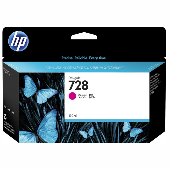 HP 728 130 ml Cartucho de tinta Magenta para DesignJet