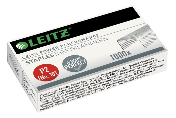 Leitz Agrafos Nº 10 P2 para 10 folhas (1000)