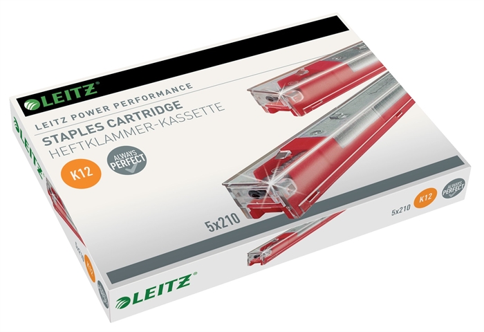 Leitz Caixa de grampos 26/12 K12 para 80 folhas (5x210)