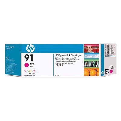 HP 91 - Cartucho de tinta magenta de 775 ml