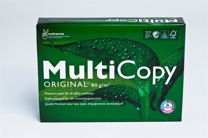 A4 MultiCopy 80 g/m² - pacote de 500 folhas