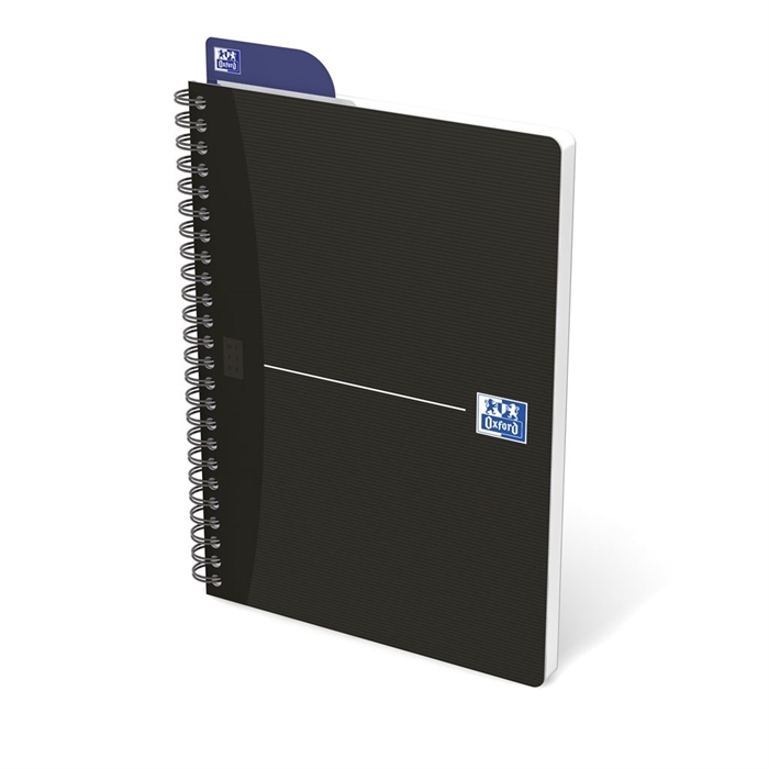 Oxford Smart caderno A5 com linhas 90 folhas 90g preto