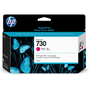 HP 730 130 ml Cartucho de tinta magenta para DesignJet