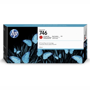 HP 746 300-ml Cartucho de tinta cromática Vermelho para DesignJet.