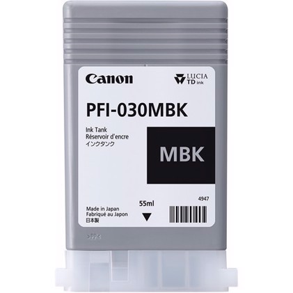 Canon Matt Black PFI-030MBK - 55 ml ink cartridge