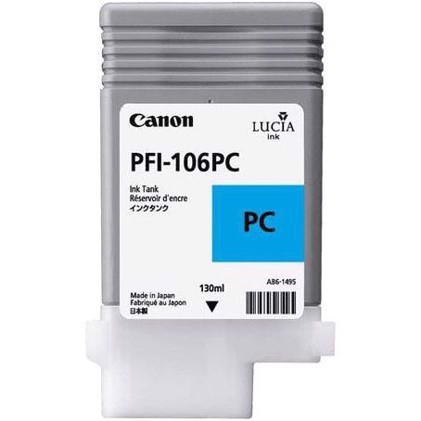 Canon Foto Ciano PFI-106PC - Cartucho de tinta de 130 ml