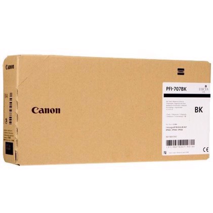 Canon Black PFI-707BK - Cartucho de tinta de 700 ml