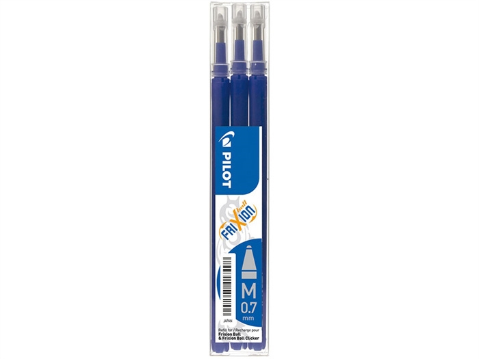 Pilot Frixion Clicker 0,7 carga azul (3)