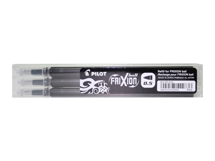 Pilot Frixion Clicker 0,5 recarga preta (3)