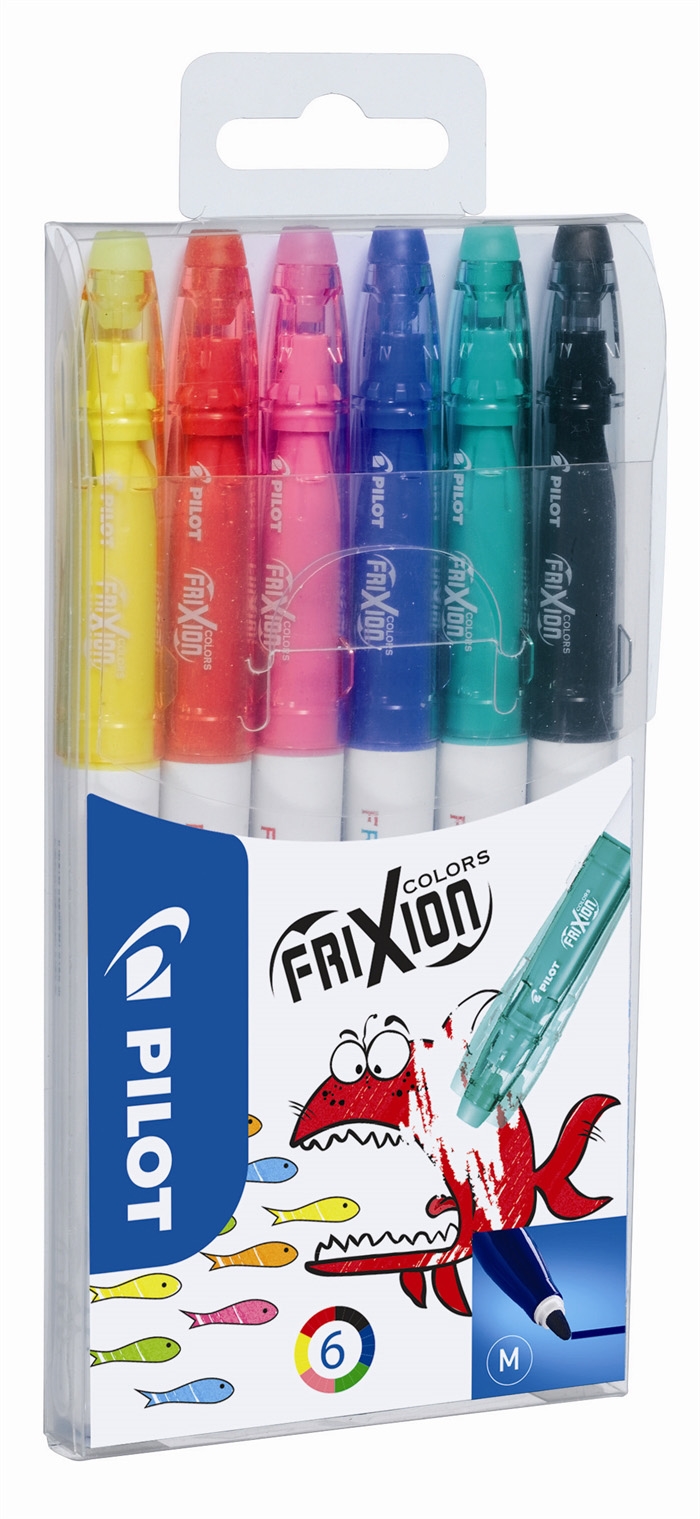 Pilot Frixion Colors 0,7 possui cores (6)