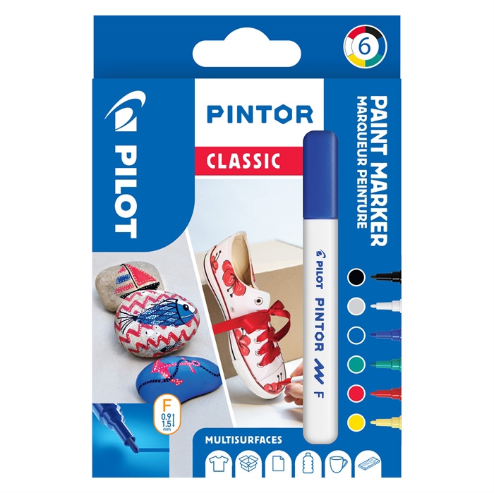 Caneta Pilot Marker Pintor Fine Classic 1,0 ass (6)