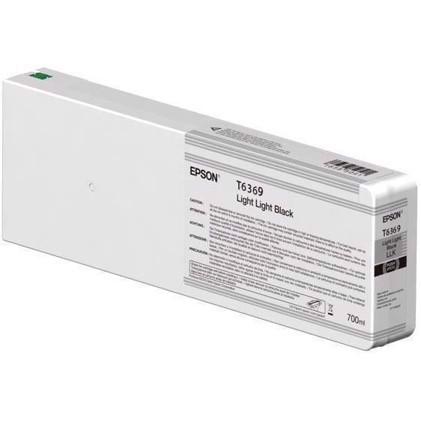 Epson T6369 Light Light Black - Cartucho de tinta de 700 ml