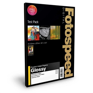 Fotospeed Fine Art Glossy - A4, 9 folhas .