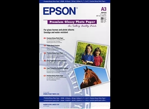 Epson Papel Fotográfico Brilhante Premium 255 g/m², A3, 20 folhas