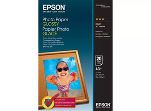 Epson Papel Fotográfico Glossy 200 g/m² - A3+ - 20 folhas