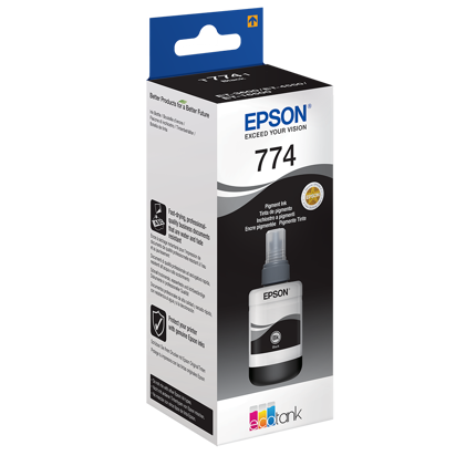 Epson T741 frasco de tinta preta pigmentada