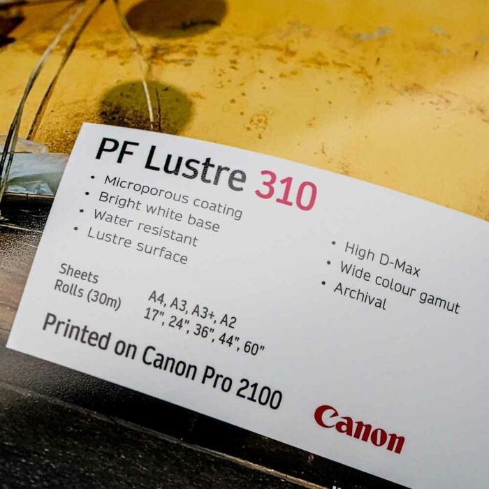 Fotospeed PF Lustre 310 gsm - 60" x 30 metros 