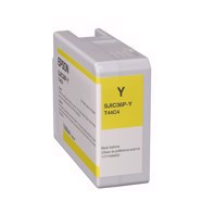 Epson Cartucho de tinta Amarelo para Epson C6000 e C6500 - 80 ml