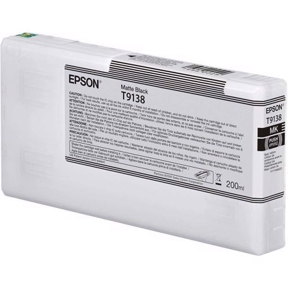 Epson Matte Black T9138 - Cartucho de tinta de 200 ml