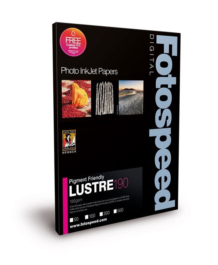 Fotospeed PF Lustre 190 gsm - A2, 50 folhas 