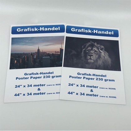 Economize dinheiro em suas impressões com o novo papel da Grafisk-Handels!