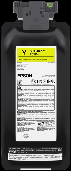 Epson cartucho de tinta amarelo para Epson ColorWorks C8000